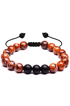 Kırmızı Mercan Taşı Doğal Taş Bileklik