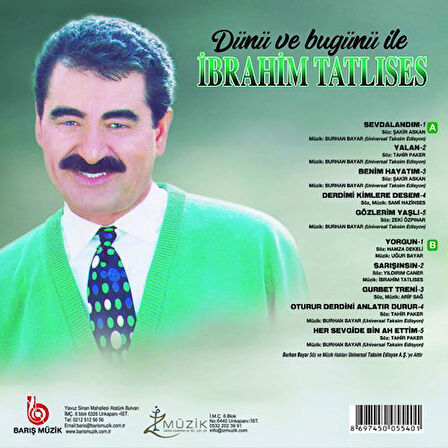 İbrahim Tatlıses Dünü Ve Bugünü İle - Plak