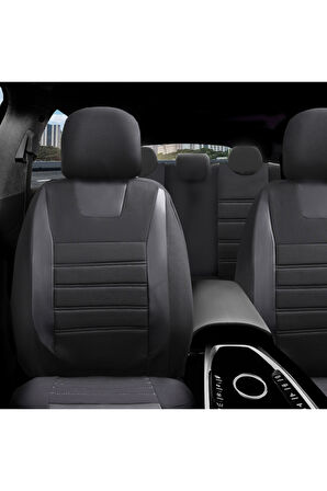 Mitsubishi L200 Çift Kabin Eski Kasa Araçlara Uyumlu Tam Takım Maxy SB Model Oto Koltuk Kılıfı Seti