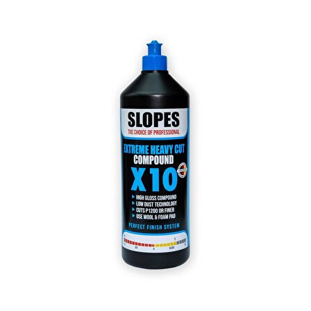 Slopes X10 Agresif Çizik Çıkarıcı Pasta 1lt