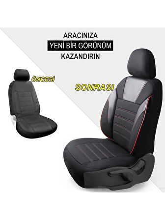 Opel Corsa B Araçlara Uyumlu Tam Takım Simple Model Oto Koltuk Kılıfı Seti