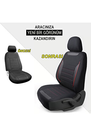 Ford Fiesta Araçlara Uyumlu Tam Takım Smart K Model Oto Koltuk Kılıfı Seti