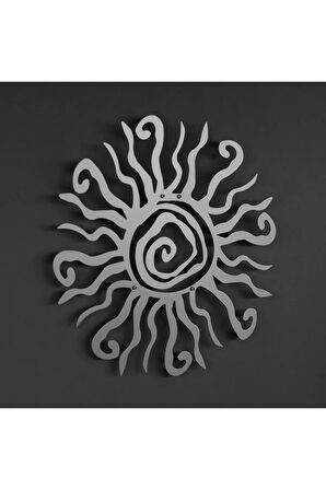 Tuhaf Güneş (wacky Sun) Metal Duvar Dekoru