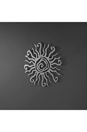 Tuhaf Güneş (wacky Sun) Metal Duvar Dekoru
