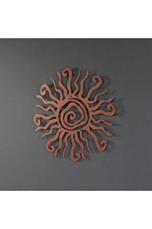 Tuhaf Güneş (wacky Sun) Metal Duvar Dekoru