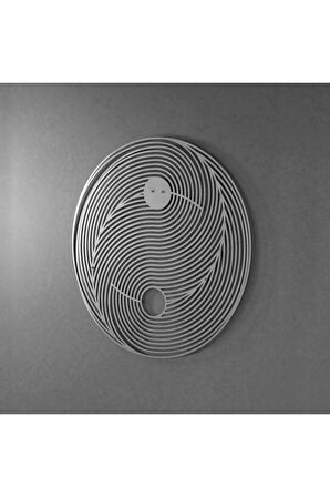 Ying Yang Zen Yoga Metal Duvar Dekoru