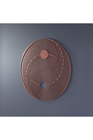 Ying Yang Zen Yoga Metal Duvar Dekoru