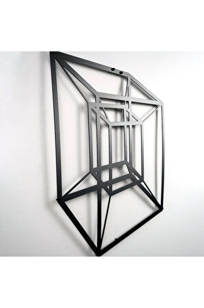 Tesseract Cube Küp Metal Duvar Dekoru, Infinity Cube Küp Metal Duvar Dekoru