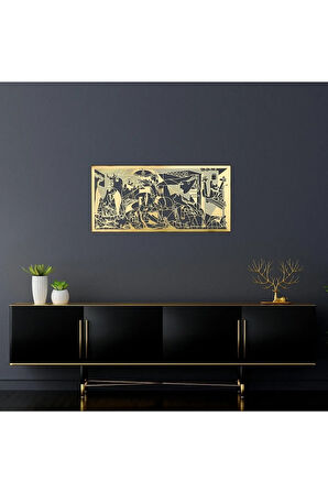 Guernica Picasso Modern Metal Duvar Dekoru