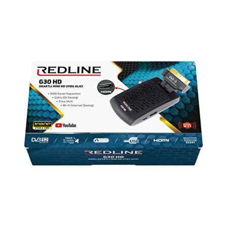 REDLİNE  G30 HD SCART UYUDU ALICI