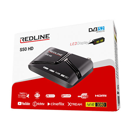 REDLİNE S50 HD UYDU ALICISI