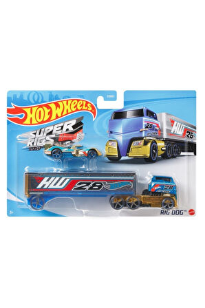 Orjinal Taşıyıcı Tırlar Steel Power Cgc18 Orjinal Hotwheels Taşıyıcı Tır ve Araba