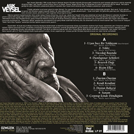 Aşık Veysel Uzun Ince Bir Yoldayım - Plak