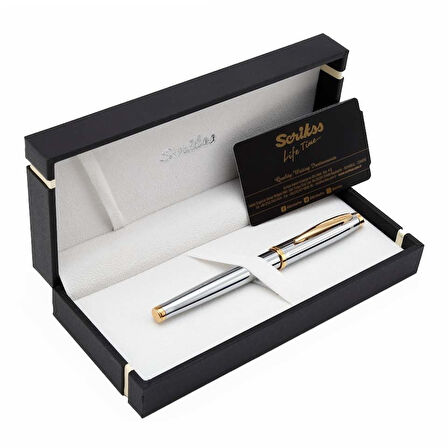 Gold Krom Scrikss Roller Kalem