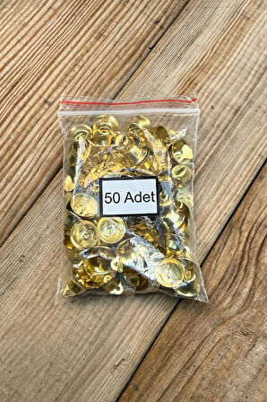 Çan Şeklinde Zil Gold Rengi 50 Adet