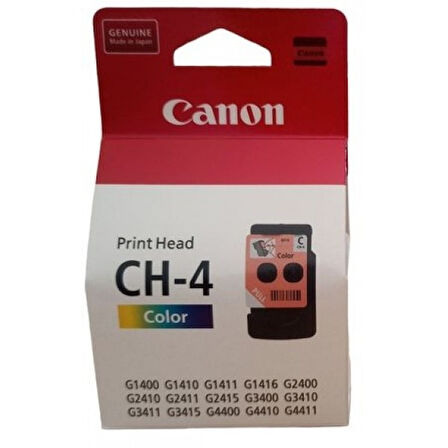 Canon CH-4 / CA-92 (0694C002) Renkli Orjinal Baskı Kafası - G1400 / G1410