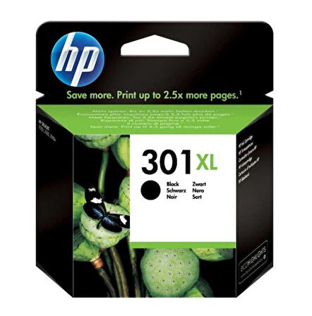 Hp CH563EE (301XL) Siyah Orjinal Kartuş