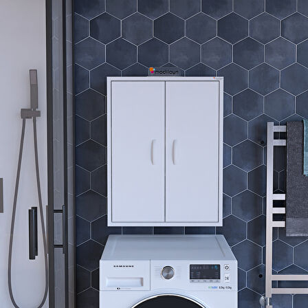 Modilayn ERA 55 x 85 x 32,5 cm Makine Üstü Çok Amaçlı Asma Banyo & Mutfak Dolabı