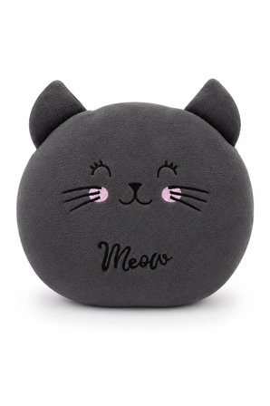 30 cm Gri Kedi Peluş Yastık – Sevimli Kedi Tasarımlı Yumuşak Peluş Oyuncak Miyav Peluş Kedi Oyuncak