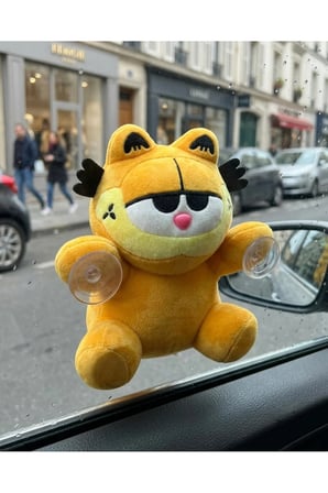 25 cm Garfield Peluş Oyuncak Yastık Garfield Oyuncak Araba Dekoru Oyuncak Araba Oyuncağı Kedi Oyuncak Kedi Yastık Peluş Kedi Oyuncak Garfield