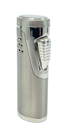 Parmida Çift Torch Puro Çakmağı - Krom Rengi