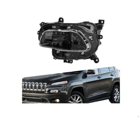 JEEP - ÖN FAR SOL (SİYAH) KL CHEROKEE 2015-
