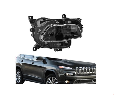 JEEP - ÖN FAR SAĞ (SİYAH) KL CHEROKEE 2015-
