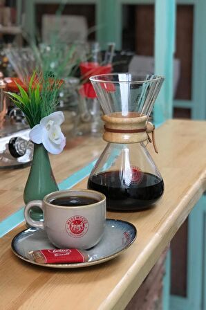 6 Cup Chemex Tipi Cam Kahve Demleme 800 ml.