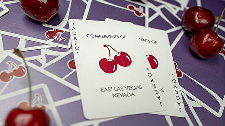 Bicycle Cherry Casino Desert Inn Purple Premium Oyun Kağıdı iskambil Kartları Destesi