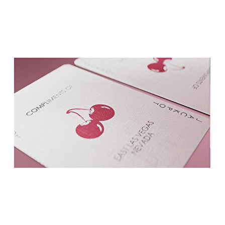 Bicycle Cherry Casino Flamingo Quartz Pink Oyun Kağıdı Premium iskambil Kartları Destesi