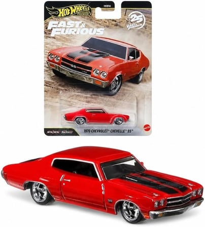  HOT WHEELS Premium Series 25.Yıl Özel Fast & Furious 1970 CHEVROLET CHEVELLE SS HNW46 - JHW73