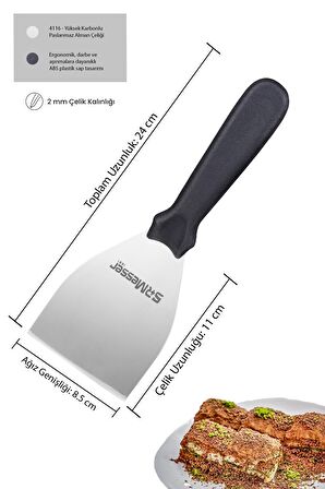 Mutfak Bıçağı No 1 ve Spatula Gıda Börek Dilimleyici