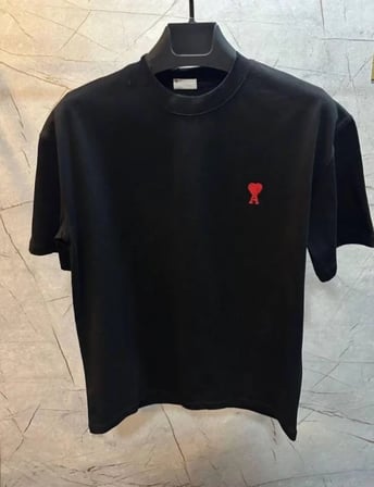 DE'CHARME Unisex Bisiklet Yaka Baskılı Oversize T-Shirt - Siyah