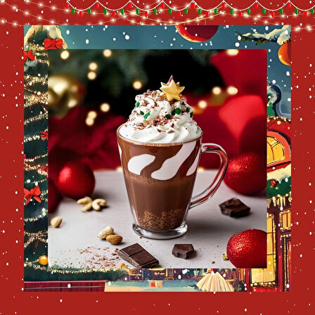 Christmas Kiss Hot Chocolate 2024 - Çikolatalı Marshmallow Aromalı Sıcak Çikolata