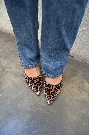 Charlotte Leopar Desenli Stiletto