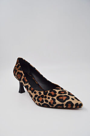 Charlotte Leopar Desenli Stiletto