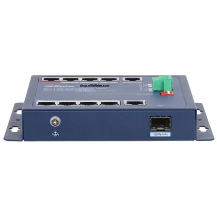 Dahua CHS4110-8ET-90-F 8 Port 10/100 Poe 1 Port Gigabit Uplink 1 Port Gigabit SFP Yönetilebilir Güçlendirilmiş Poe Switch