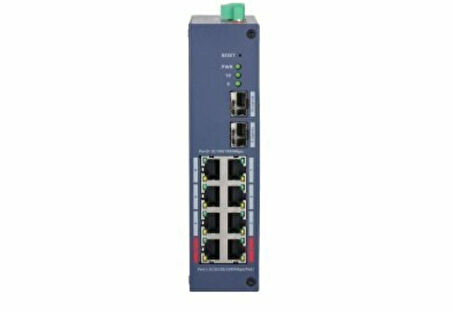 Dahua CHS4210-8GT-110 8 Port Poe 2 Port SFP Gigabit Yönetilebilir PoE Switch 110W