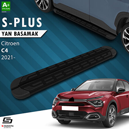 S-Dizayn Citroen C4 3 S-Plus Siyah Yan Basamak 183 Cm 2021 Üzeri A+ Kalite