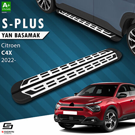 S-Dizayn Citroen C4 X S-Plus Gri Yan Basamak 183 Cm 2022 Üzeri A+ Kalite