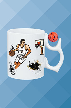 Basketboll Toplu Basket Sever Kupa Bardak Çay Kahve Fincanı-1