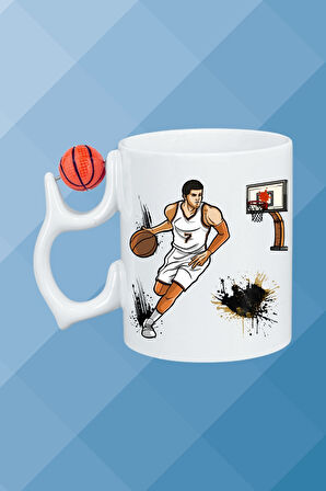 Basketboll Toplu Basket Sever Kupa Bardak Çay Kahve Fincanı-1