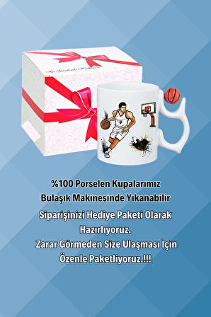 Basketboll Toplu Basket Sever Kupa Bardak Çay Kahve Fincanı-1