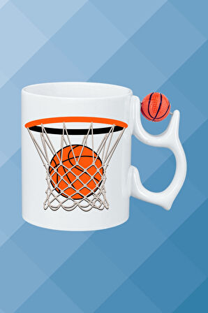 Basketboll Toplu Basket Sever Kupa Bardak Çay Kahve Fincanı-4
