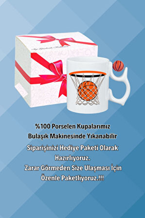 Basketboll Toplu Basket Sever Kupa Bardak Çay Kahve Fincanı-4