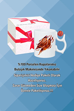 Basketboll Toplu Basket Sever Kupa Bardak Çay Kahve Fincanı-6