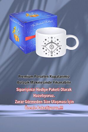 Yay Burcu Zodyak Baskılı Motto Kupa Bardak Çay Kahve Fincanı