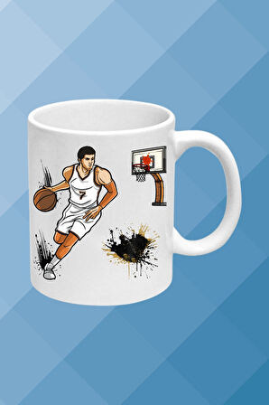 Basketboll Temalı Basket Sever Kupa Bardak Çay Kahve Fincanı-1
