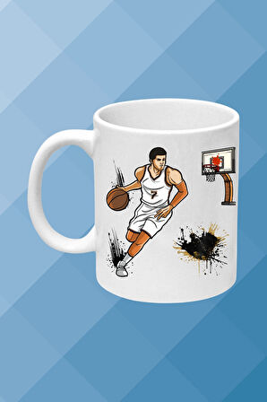 Basketboll Temalı Basket Sever Kupa Bardak Çay Kahve Fincanı-1