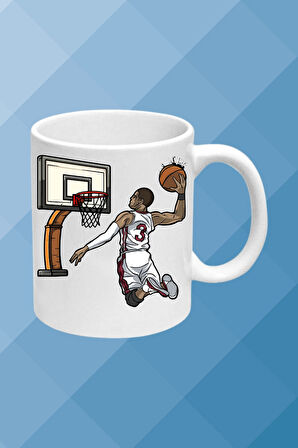 Basketboll Temalı Basket Sever Kupa Bardak Çay Kahve Fincanı-2